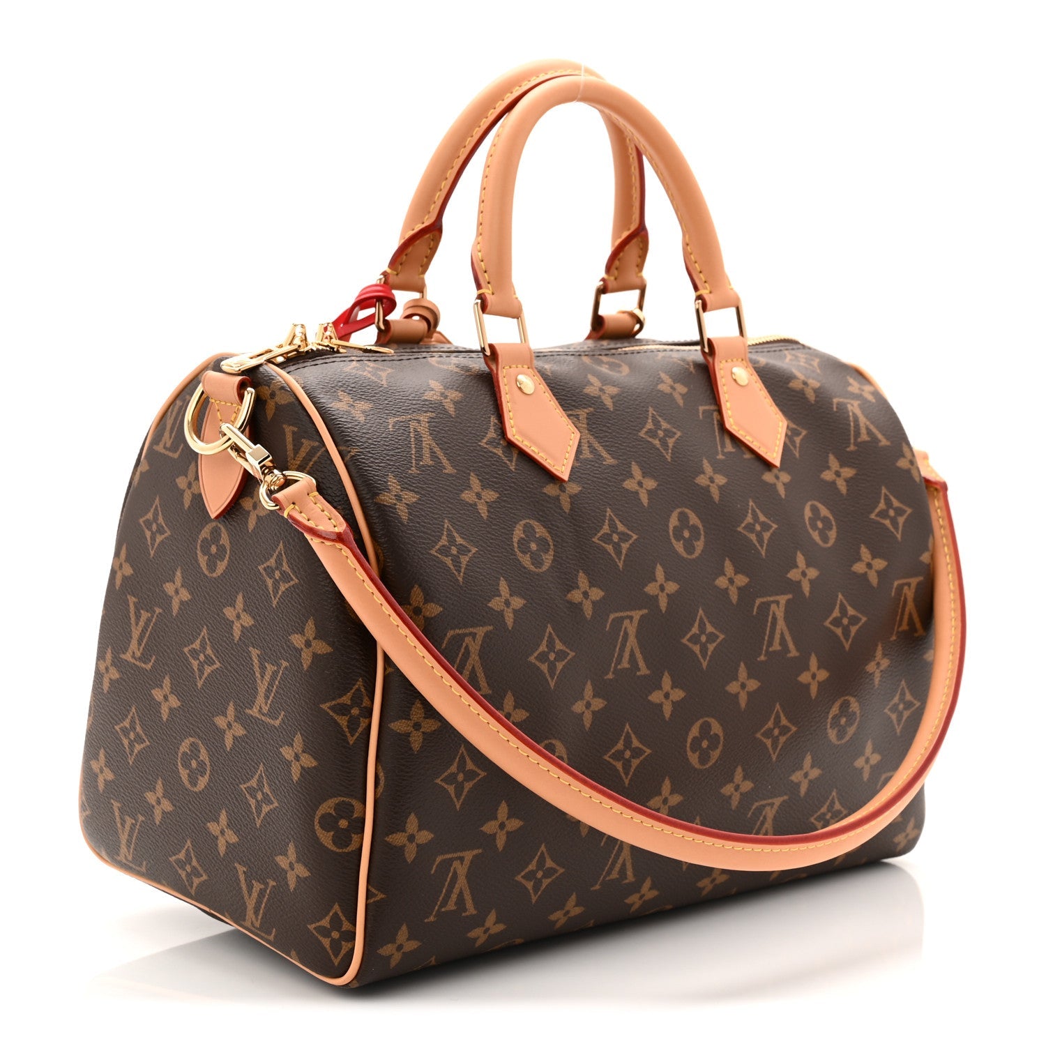 Louis Vuitton Monogram Speedy Soft 30 Crafty Red