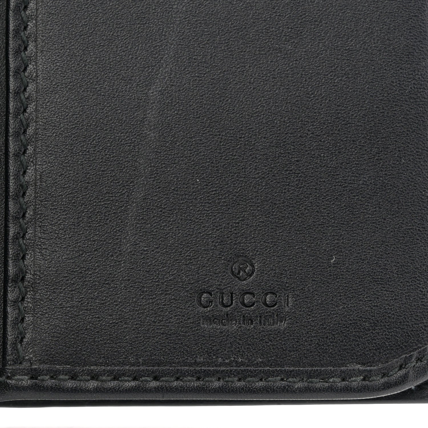 Gucci Guccissima Long Wallet Black