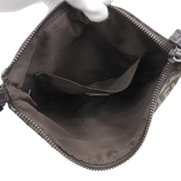 FENDI Ff Zucchino Pattern Shoulder Bag Brown