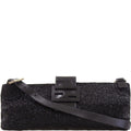 FENDI Beads Mamma Baguette Shoulder Bag Black