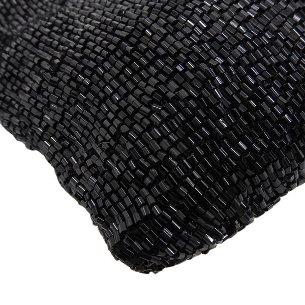 FENDI Beads Mamma Baguette Shoulder Bag Black