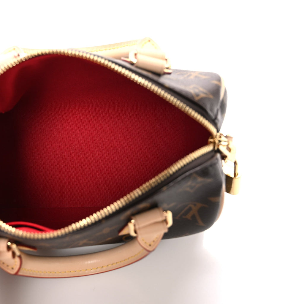 Louis Vuitton Monogram Speedy Bandouliere 20 Black