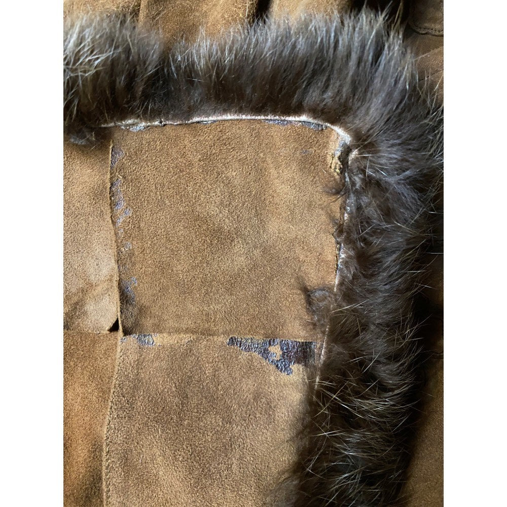 Fendi Suede Double Layer Coat - '70s