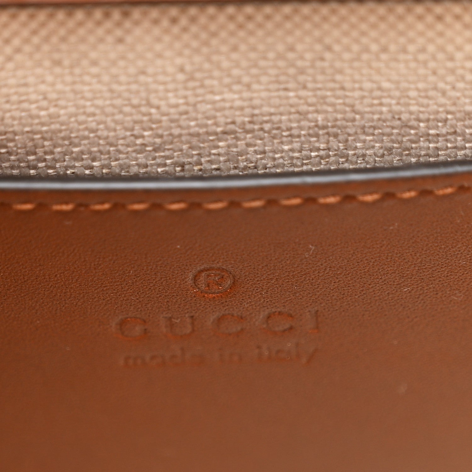 Gucci New Canvas Charisma Calfskin Crystal GG Monogram Mini Diana Tote Bag Camel Ebony