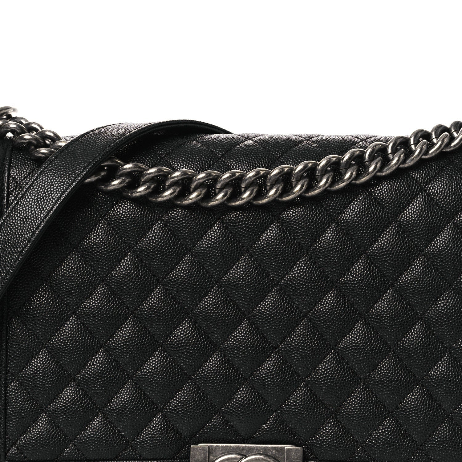 Chanel Caviar Quilted New Medium Boy Flap Black