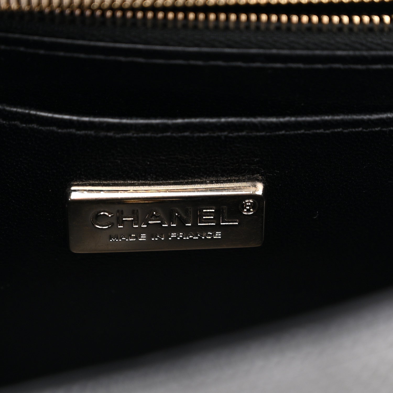 Chanel Lizard Mini Rectangular Flap Black