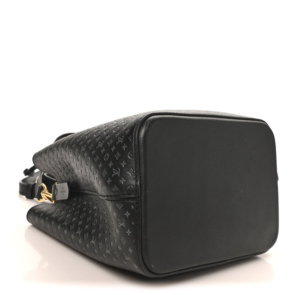 Louis Vuitton Calfskin Nanogram Embossed Neonoe BB Black