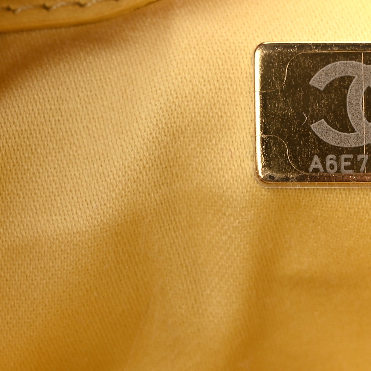 Chanel Suede Quilted Mini Chanel 25 Handbag Yellow