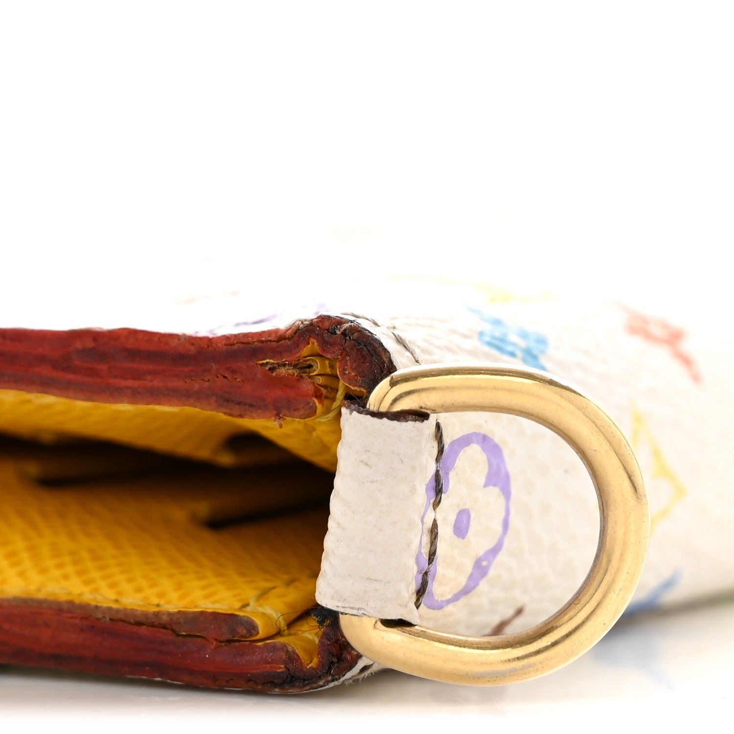 Louis Vuitton Monogram Multicolor Insolite Wallet White Citron