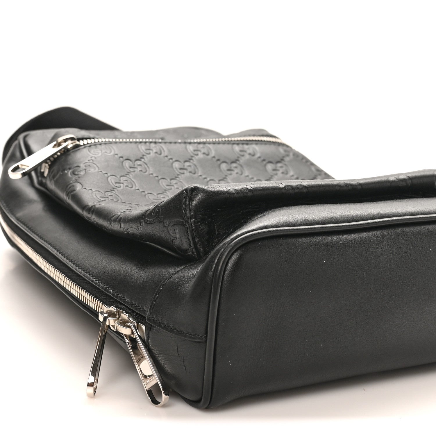 Gucci Guccissima Sling Backpack Black