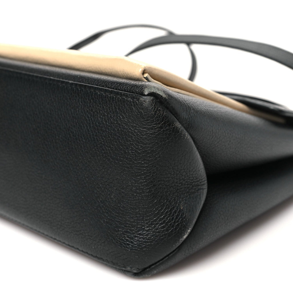 Louis Vuitton Soft Calfskin My Lockme Top Handle Vanille Black