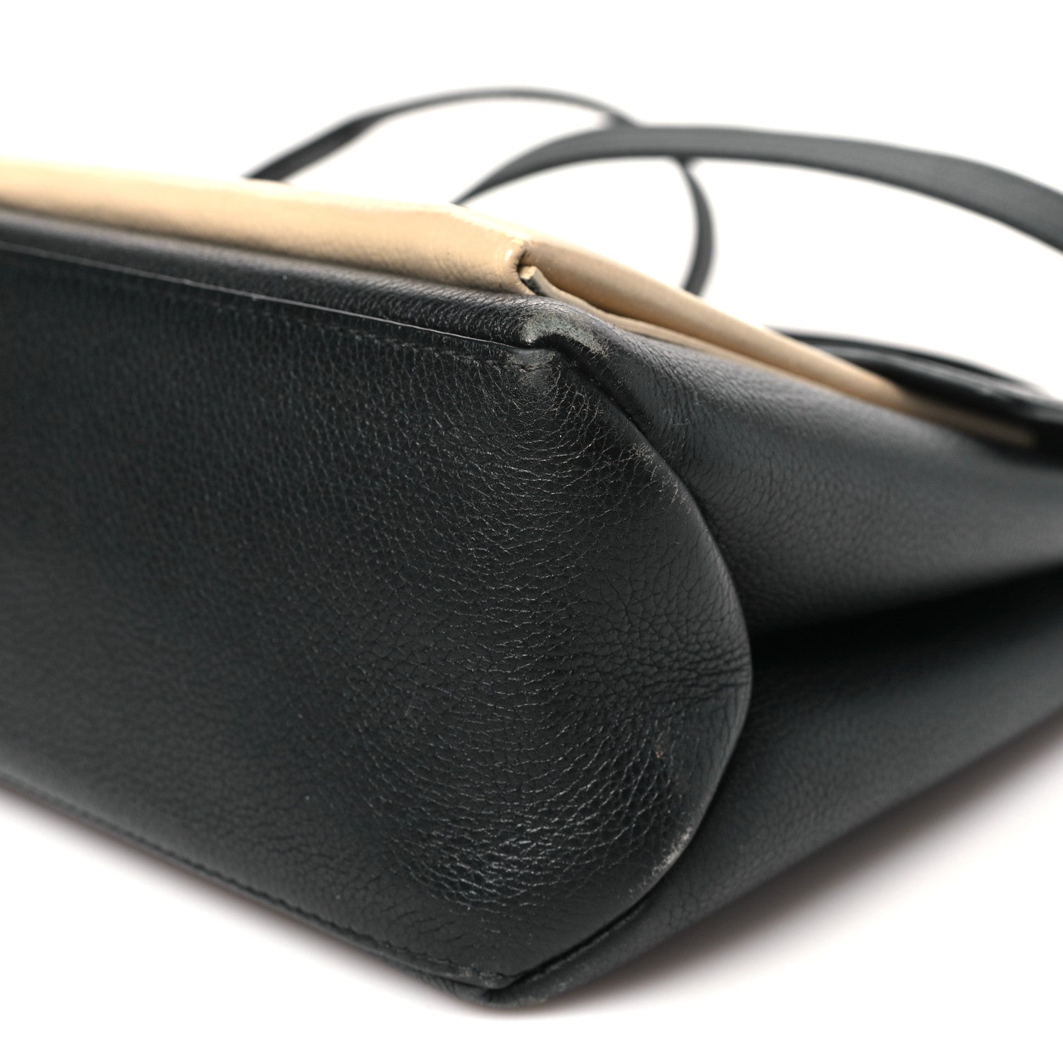 Louis Vuitton Soft Calfskin My Lockme Top Handle Vanille Black