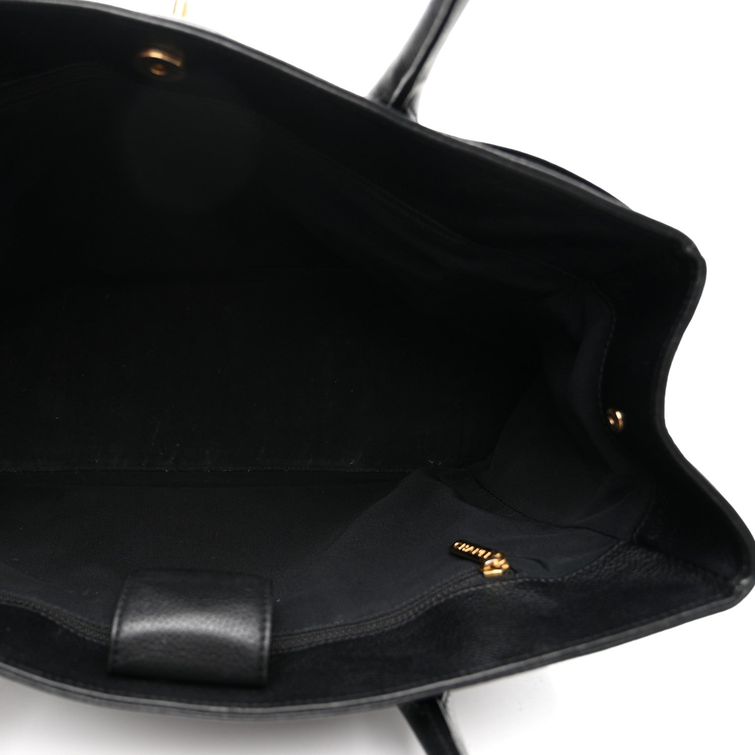 Chanel Calfskin Cerf Executive Shopper Tote Black
