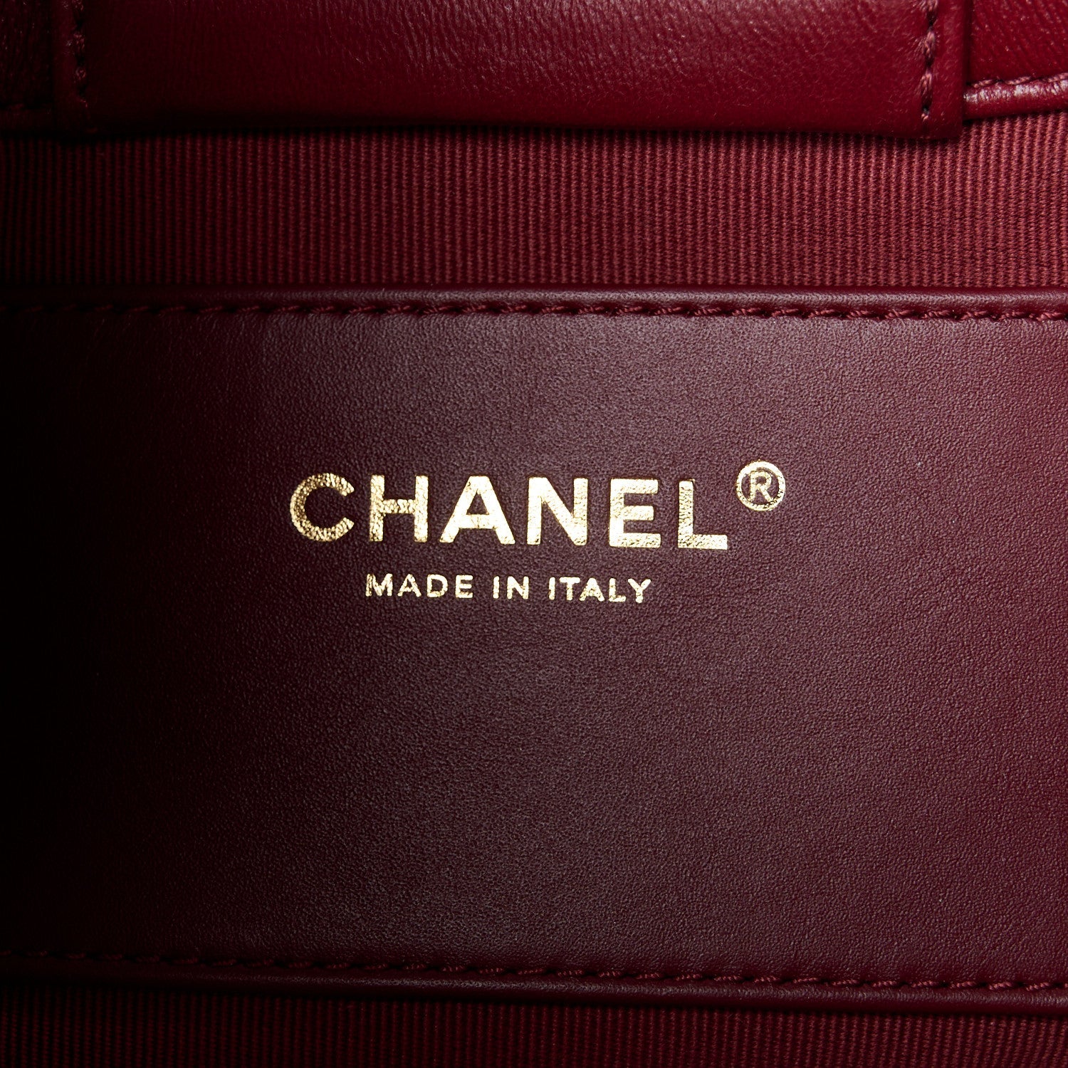 Chanel Lambskin Quilted Small CC Links Hobo Burgundy