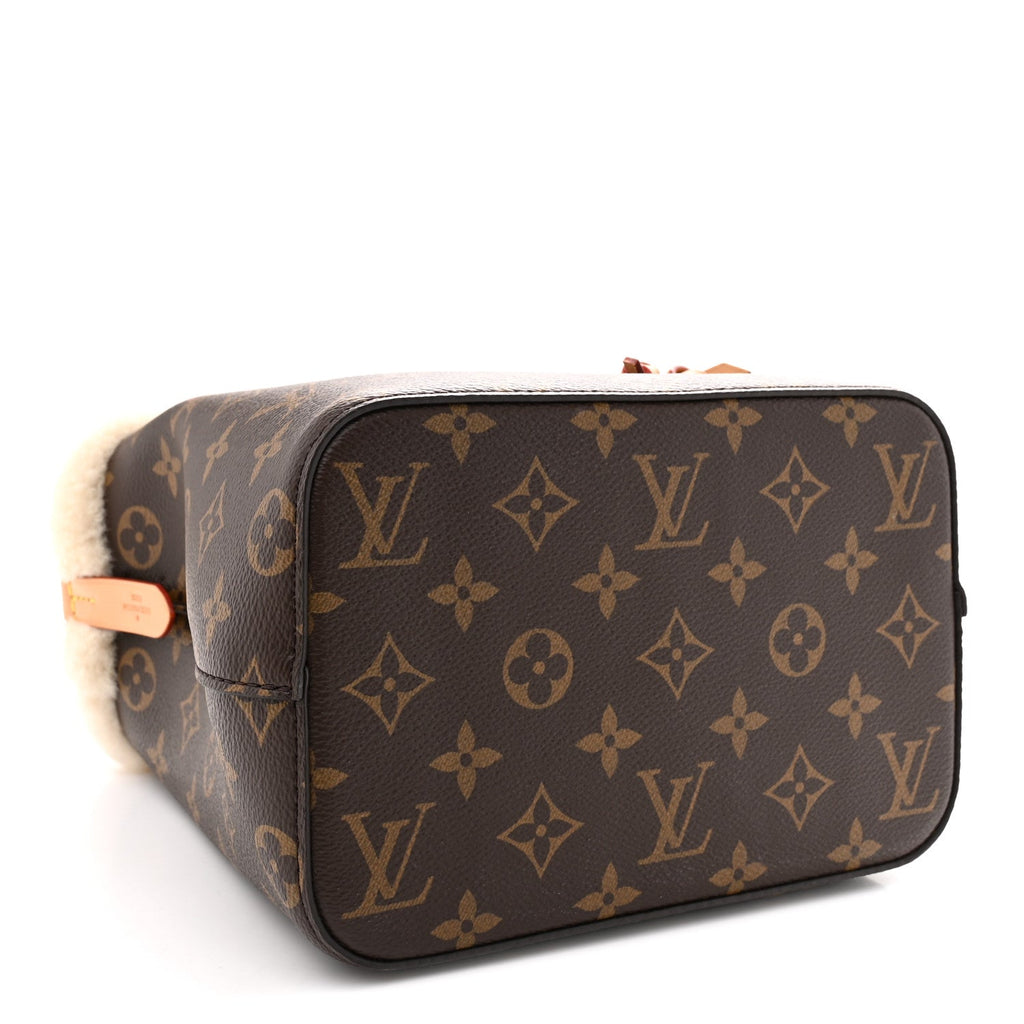 Louis Vuitton Monogram Shearling Cozygram Neonoe BB