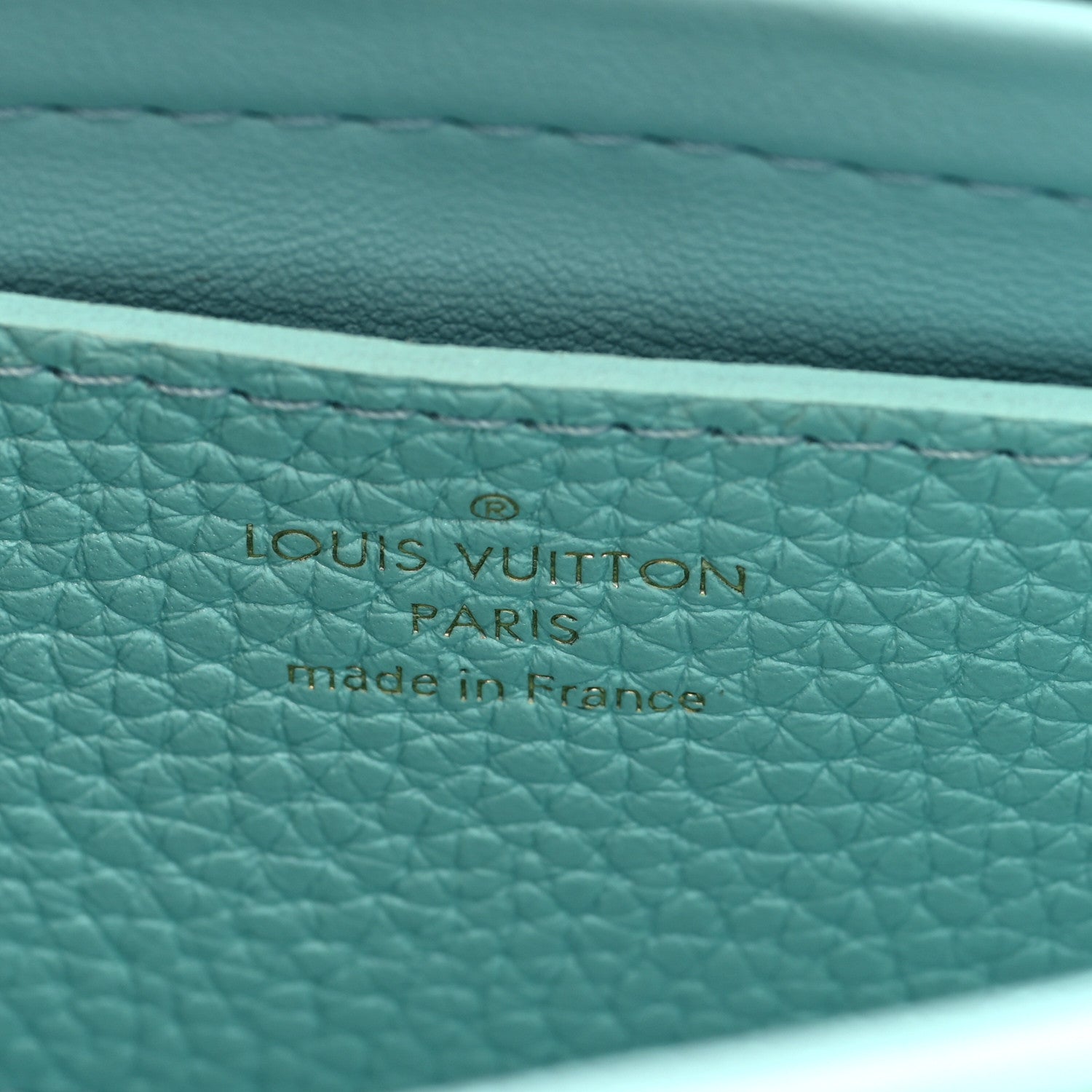 Louis Vuitton Iridescent Grained Calfskin Summer Splash Twist MM Blue