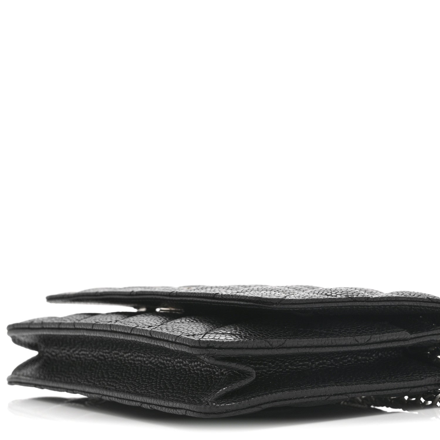 Chanel Caviar Quilted Wallet on Chain WOC Black