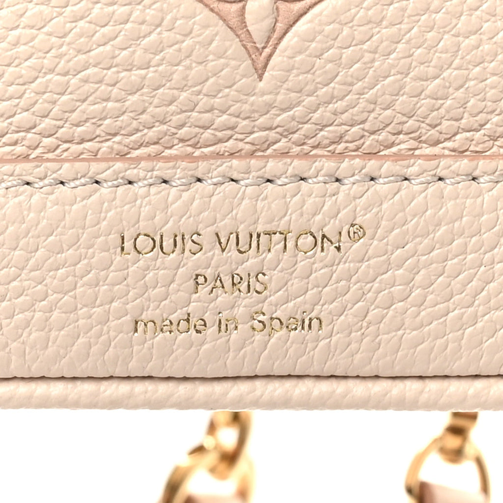 Louis Vuitton Empreinte Monogram Bicolor Nano Noe Backpack Eden