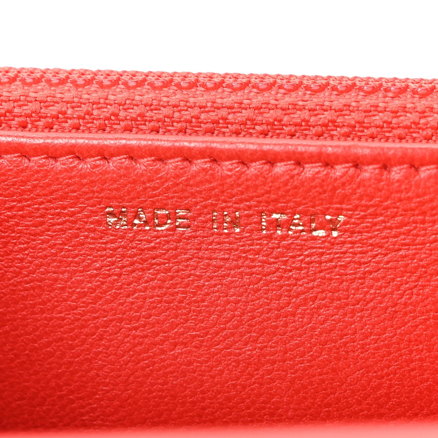 Chanel Lambskin Quilted Wallet On Chain WOC Red