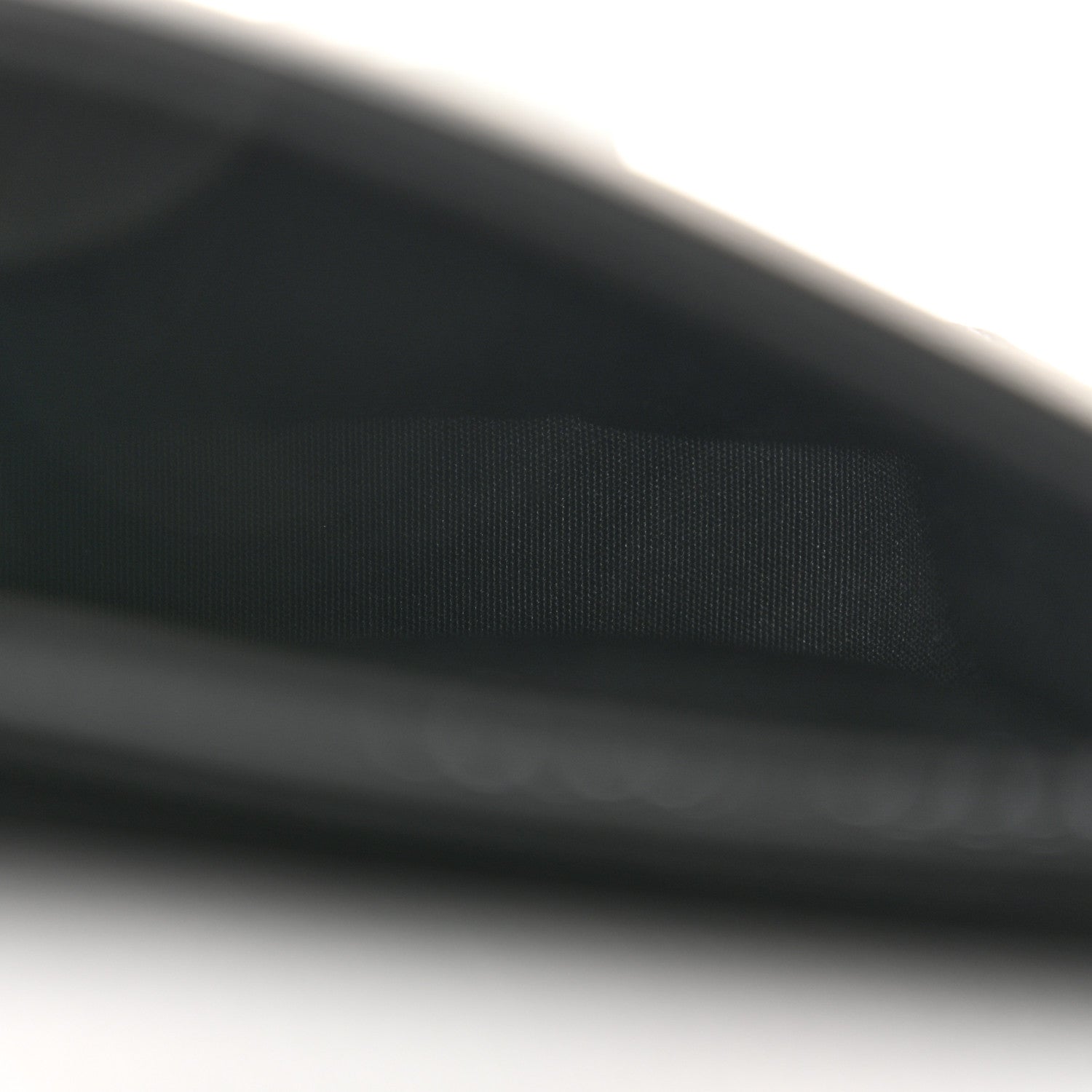 Christian Dior Grained Calfskin Vertical Saddle Pouch With Strap Black