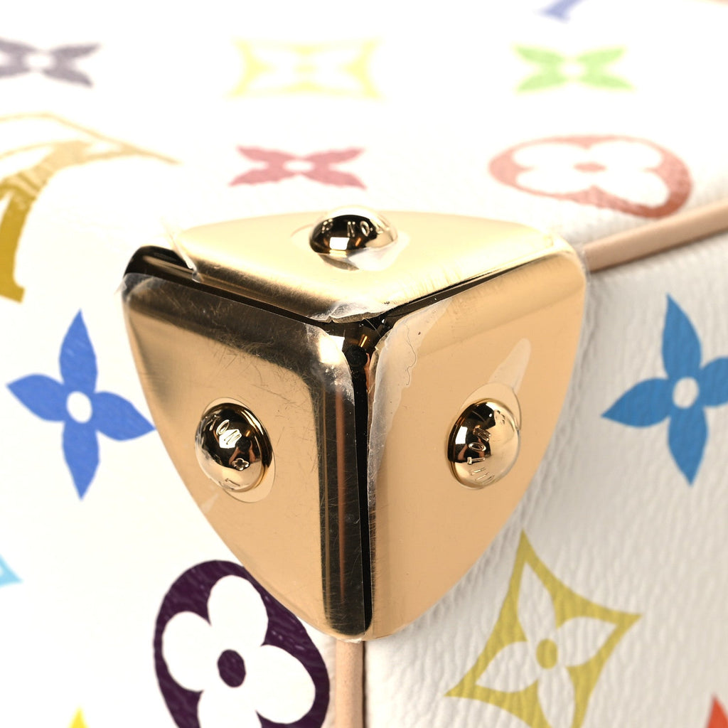 Louis Vuitton LV X TM Monogram Multicolor Speedy Bandouliere 25 White