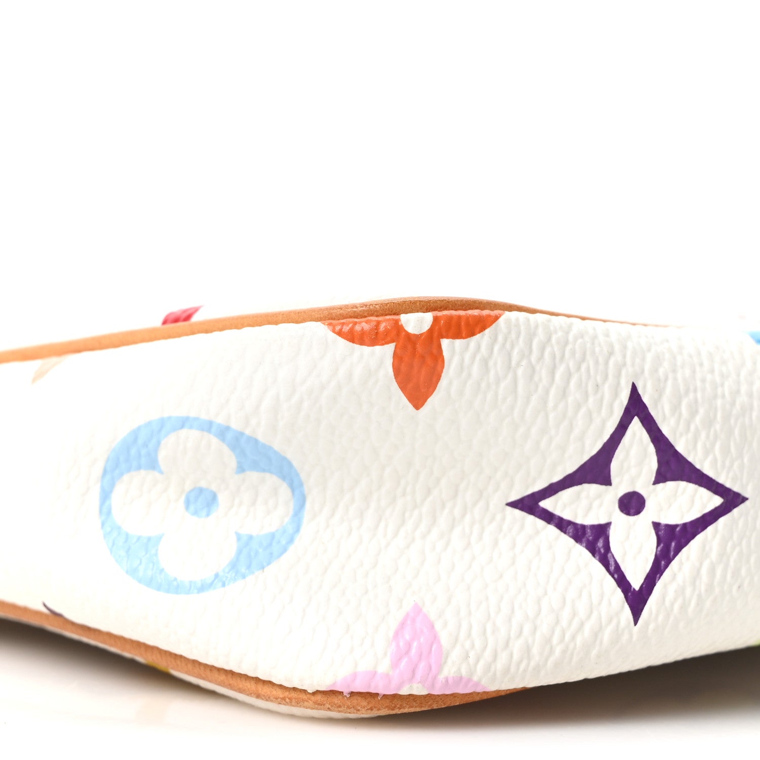 Louis Vuitton Monogram Multicolor Pochette Accessories White