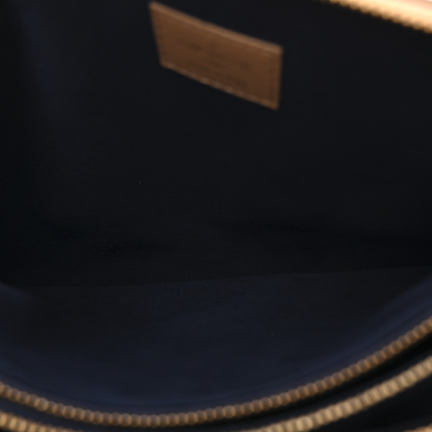 Louis Vuitton Lambskin Embossed Monogram Coussin PM Camel