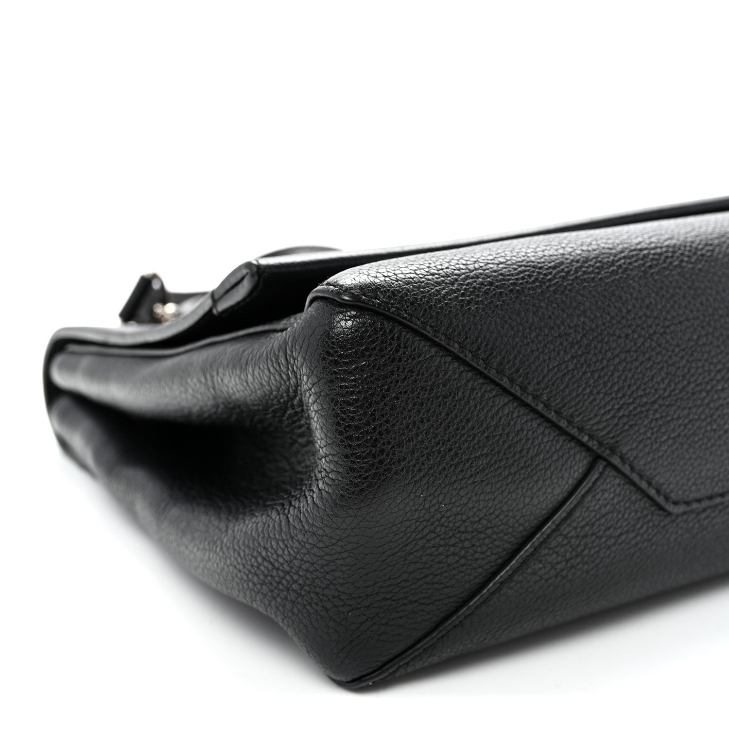 Louis Vuitton Soft Calfskin Lockme II Top Handle Black
