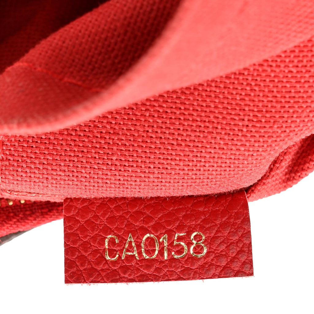 Louis Vuitton Monogram Pallas Clutch Cherry