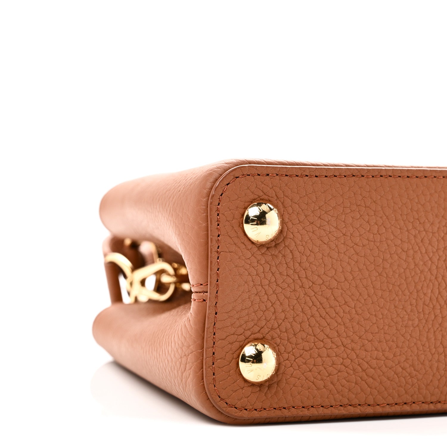 Louis Vuitton Taurillon Capucines BB Tan