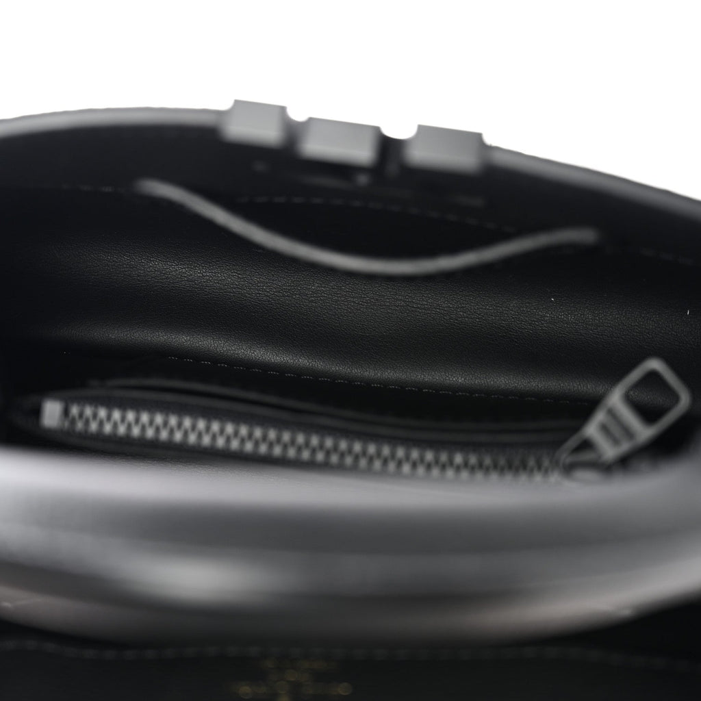 Louis Vuitton Matte Taurillon Capucines East West Mini All Black