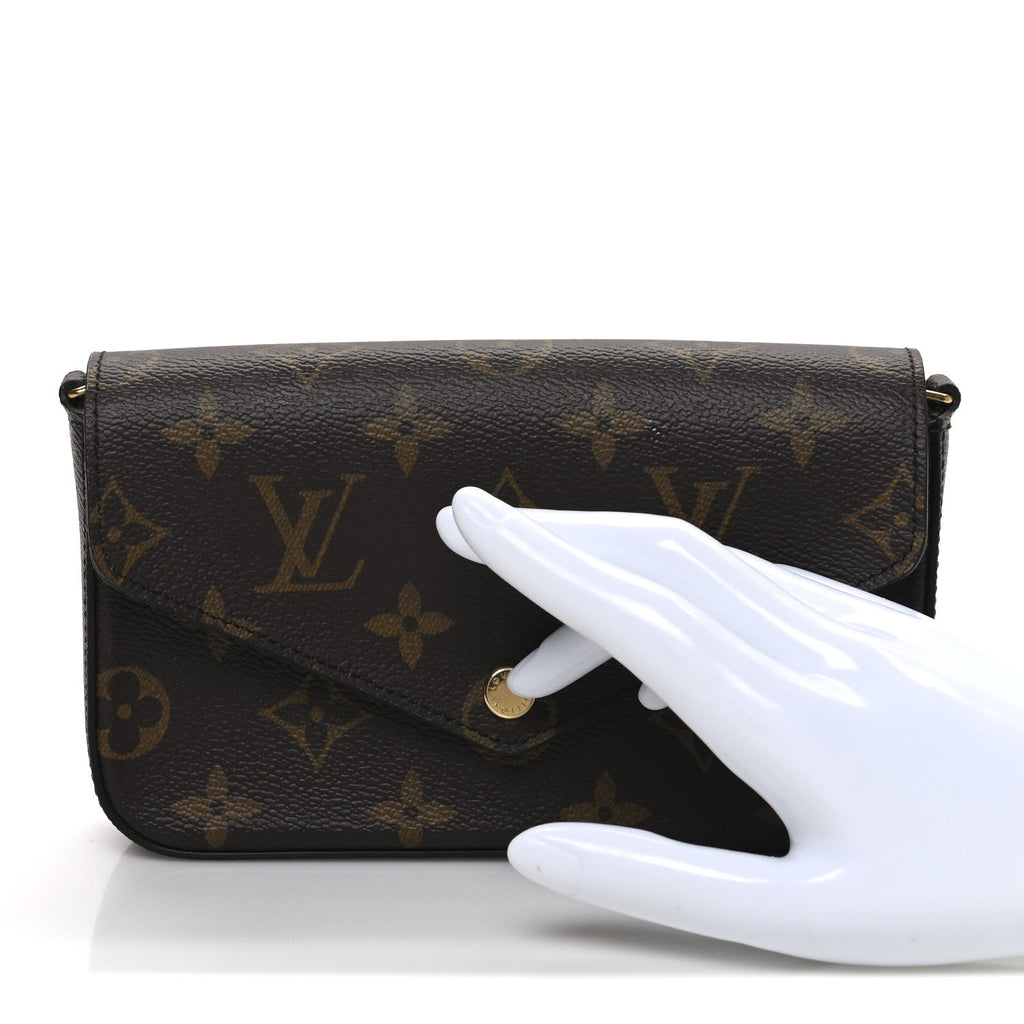 Louis Vuitton Monogram Felicie Strap & Go Felicie Pochette Kaki