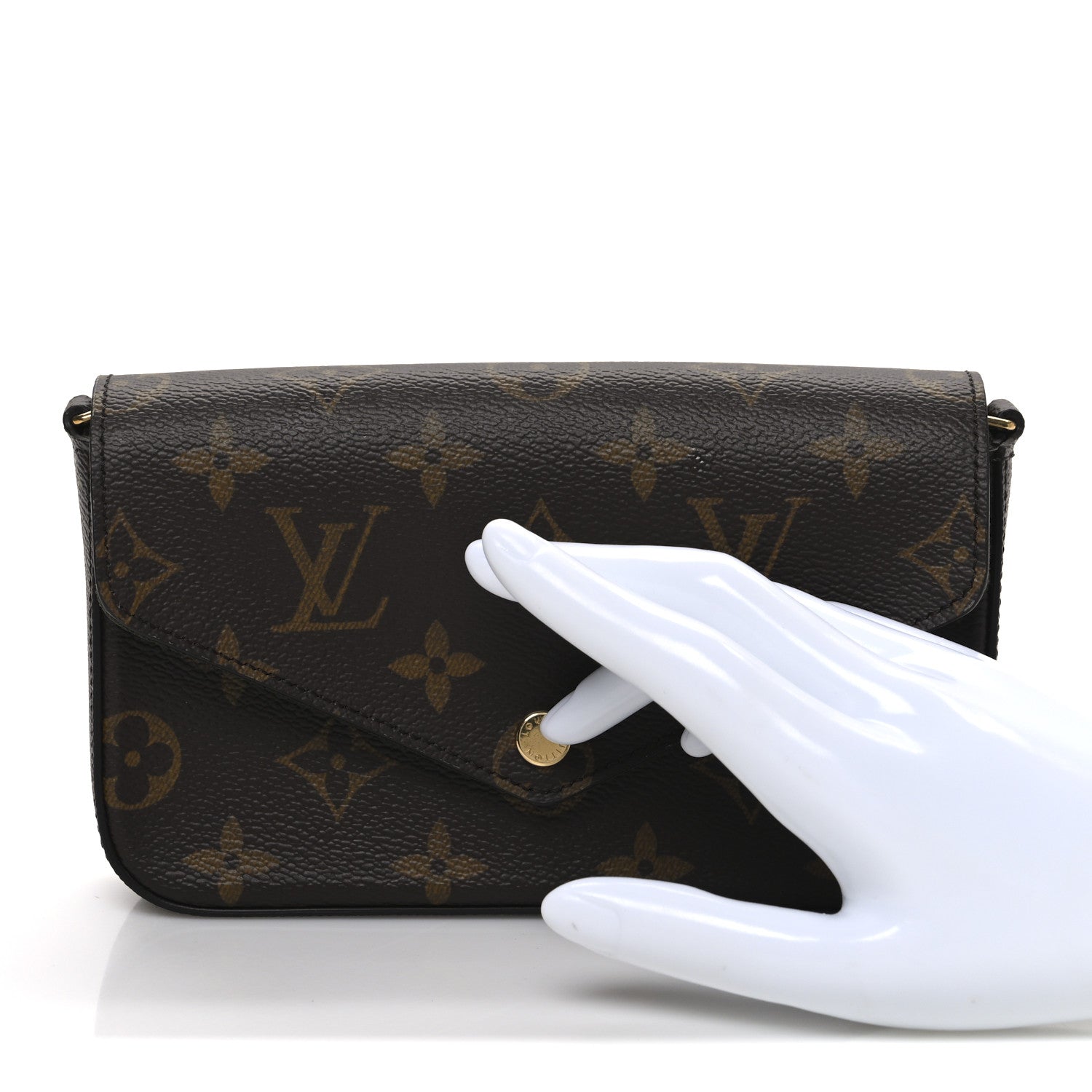 Louis Vuitton Monogram Felicie Strap & Go Felicie Pochette Kaki