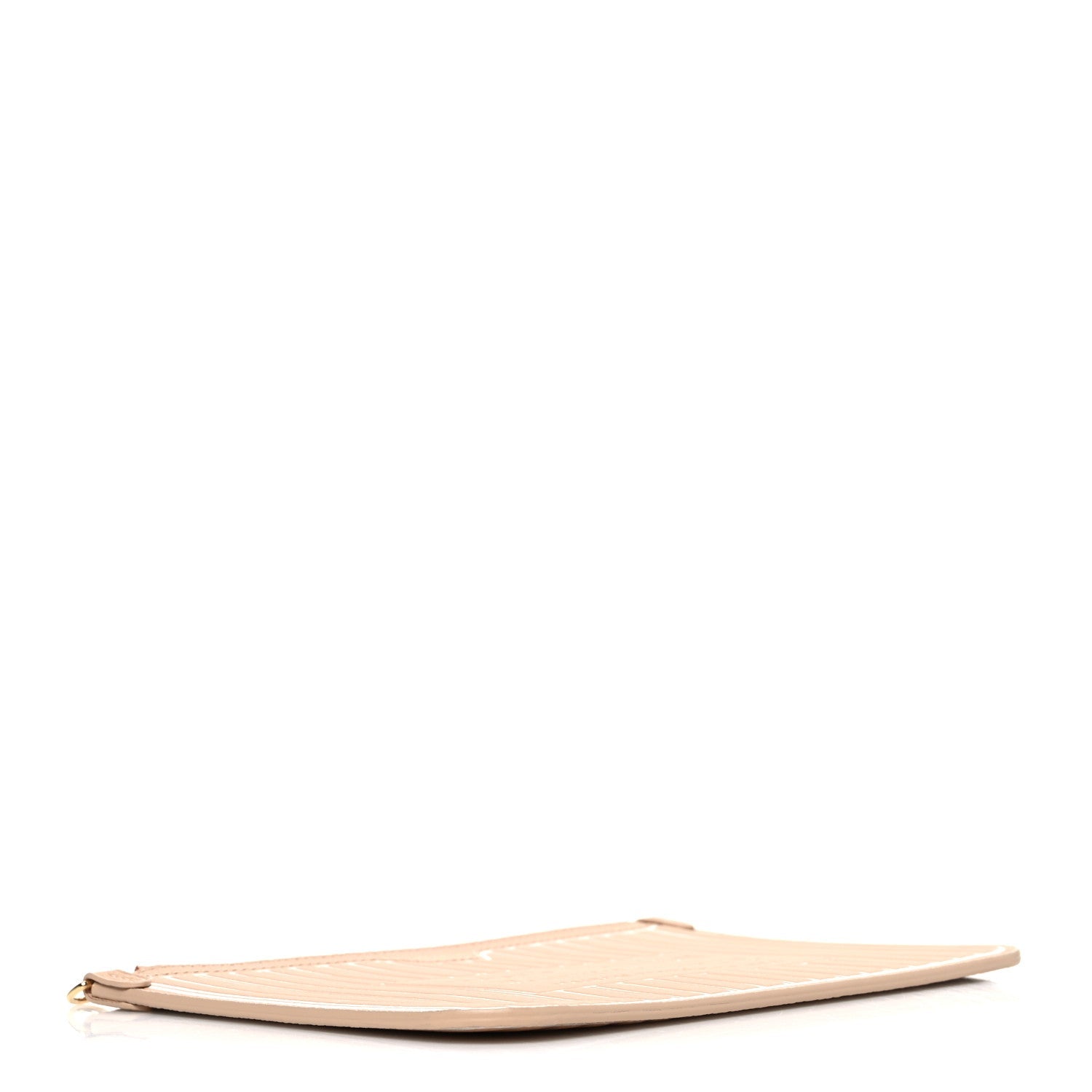 Louis Vuitton Calfskin Neverfull Inside Out MM Pochette Dune Hazelnut