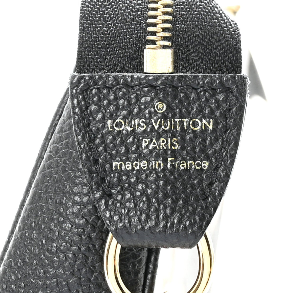Louis Vuitton Empreinte Monogram Giant Mini Pochette Accessories Black