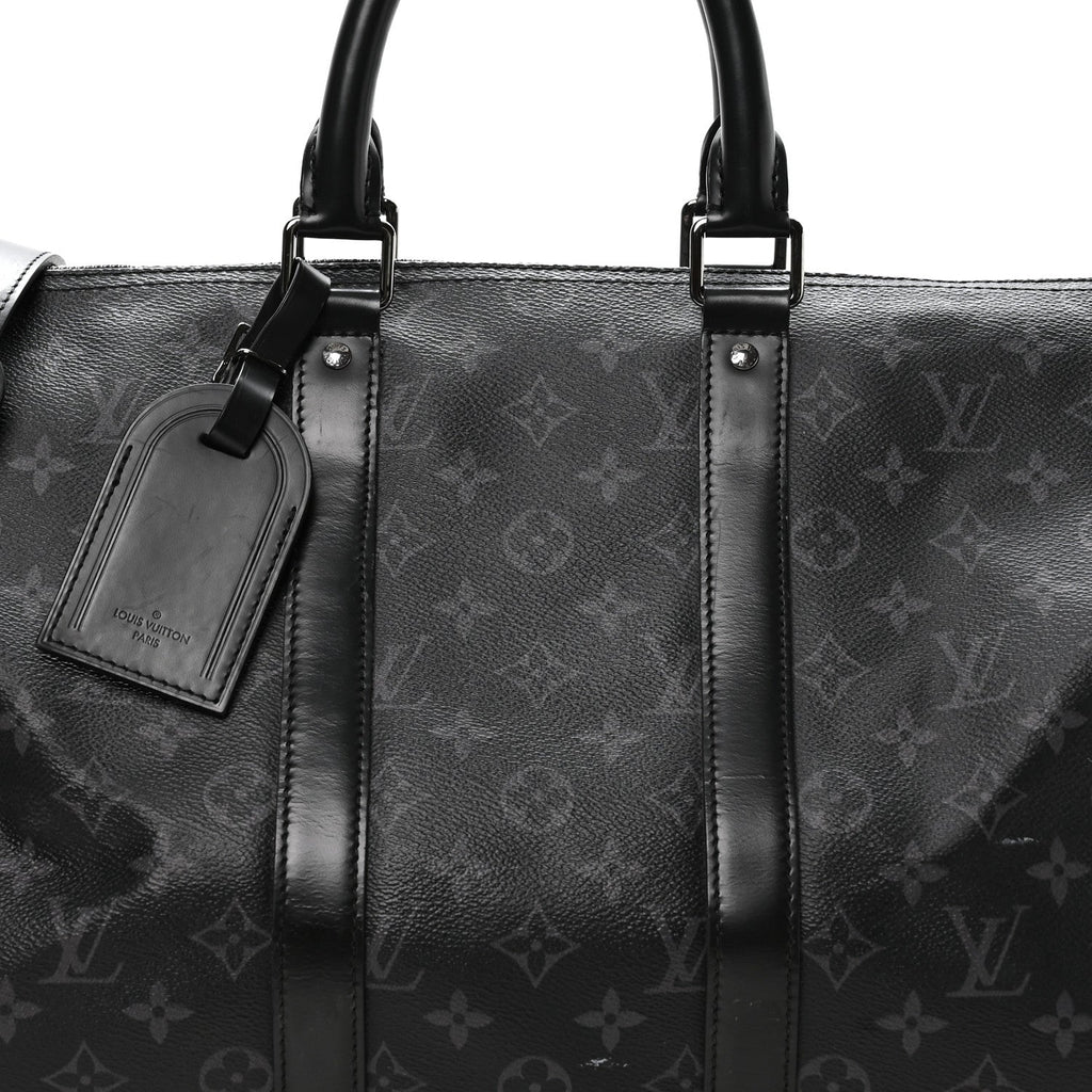 Louis Vuitton Monogram Eclipse Keepall Bandouliere 45