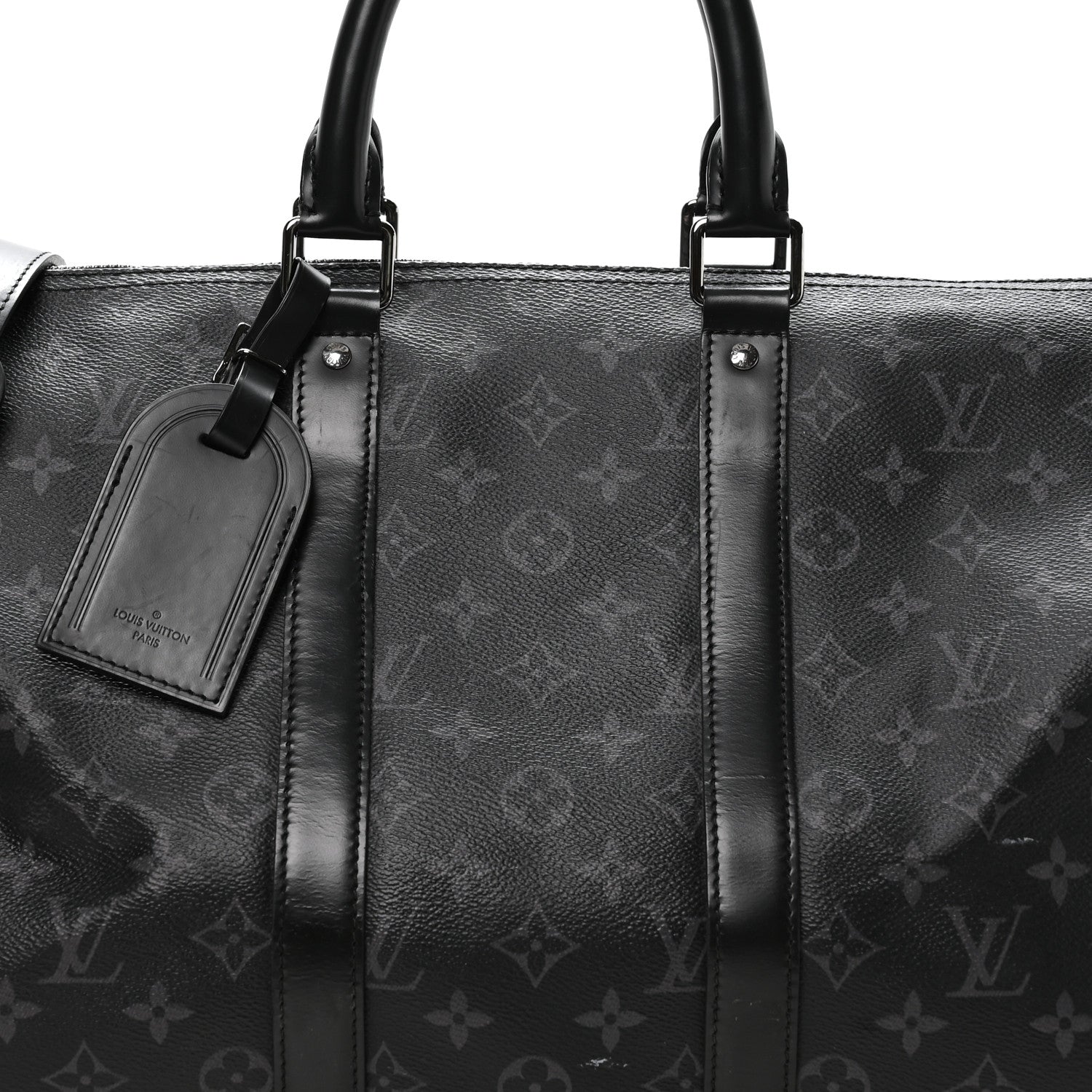 Louis Vuitton Monogram Eclipse Keepall Bandouliere 45