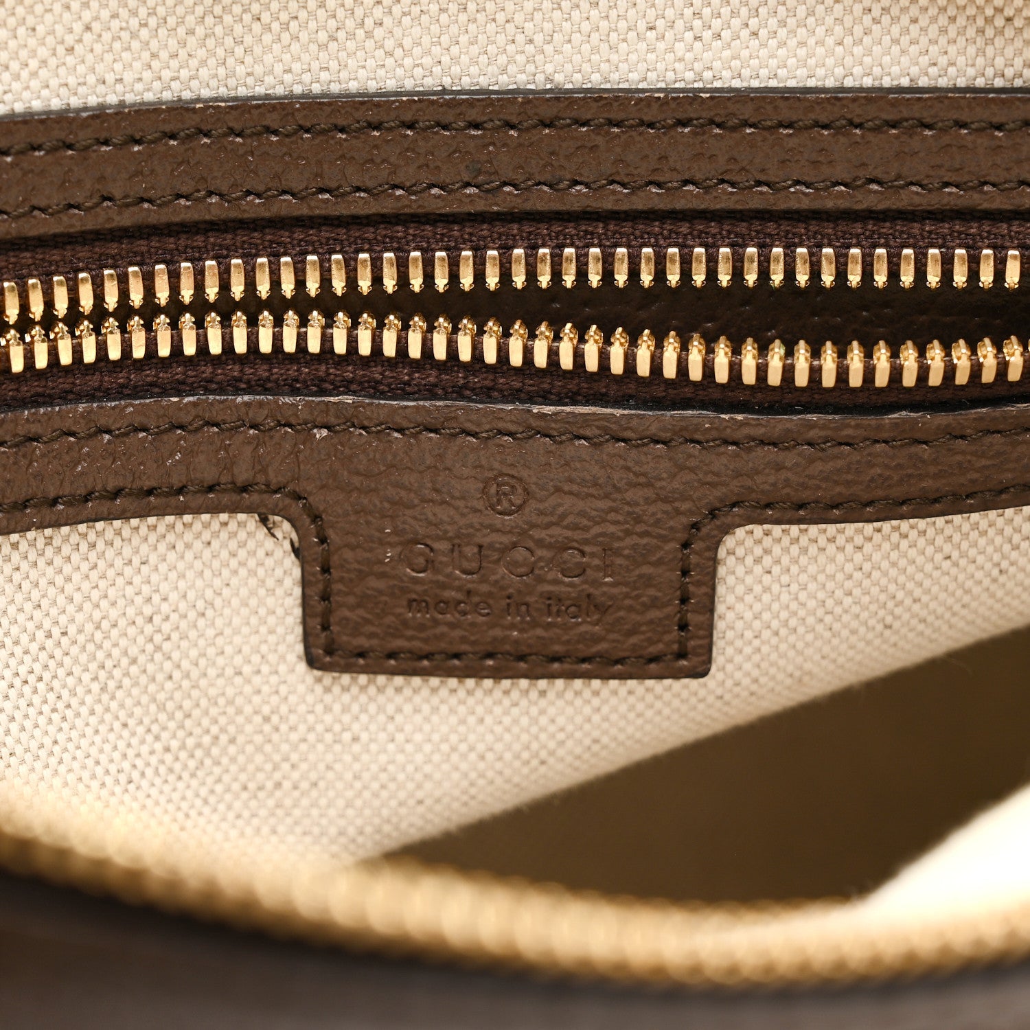 Gucci Monogram Jumbo GG Textured Dollar Calfskin Web Messenger Shoulder Bag Camel Ebony New Acero