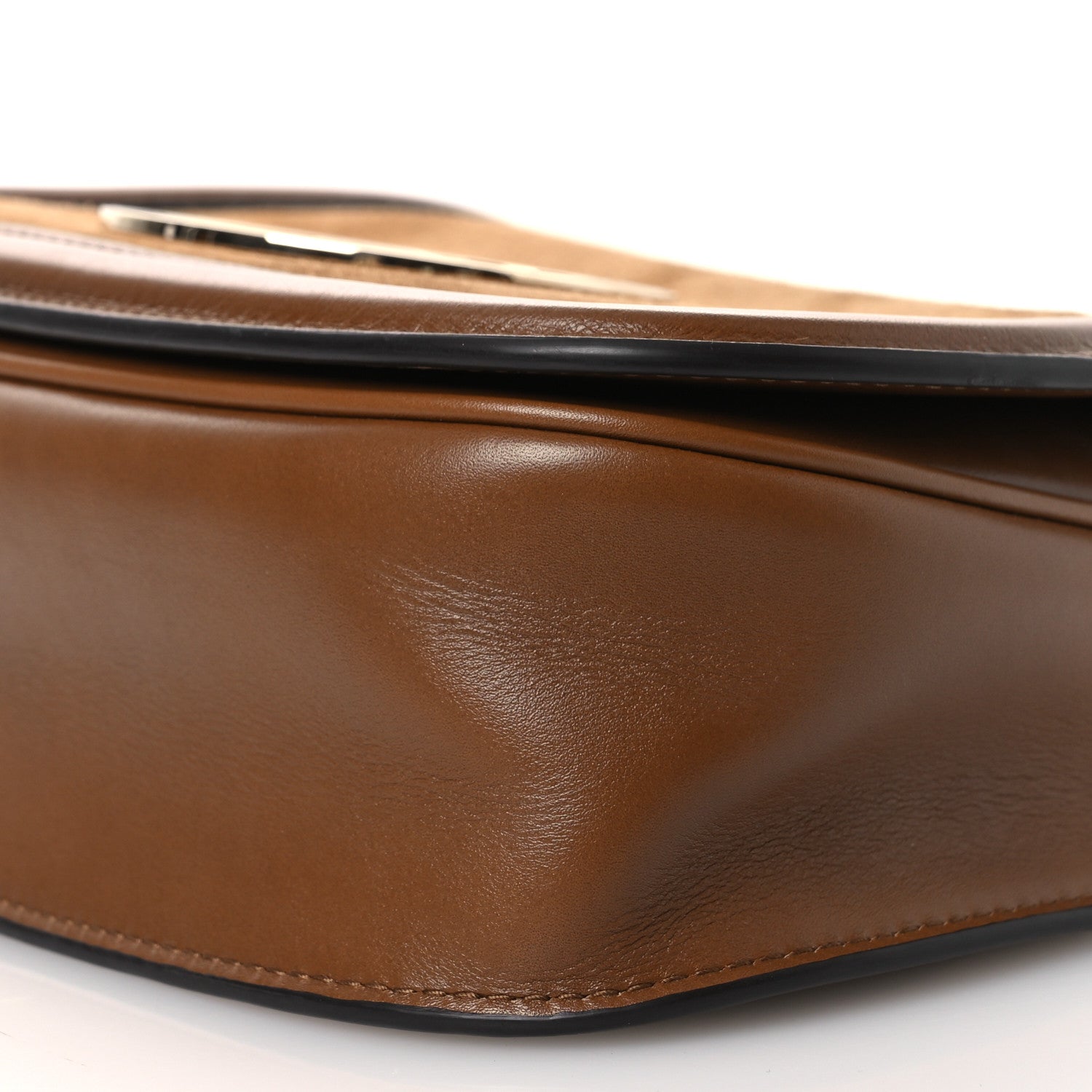 Gucci Suede Calfskin Blondie Medium Shoulder Bag Light Brown