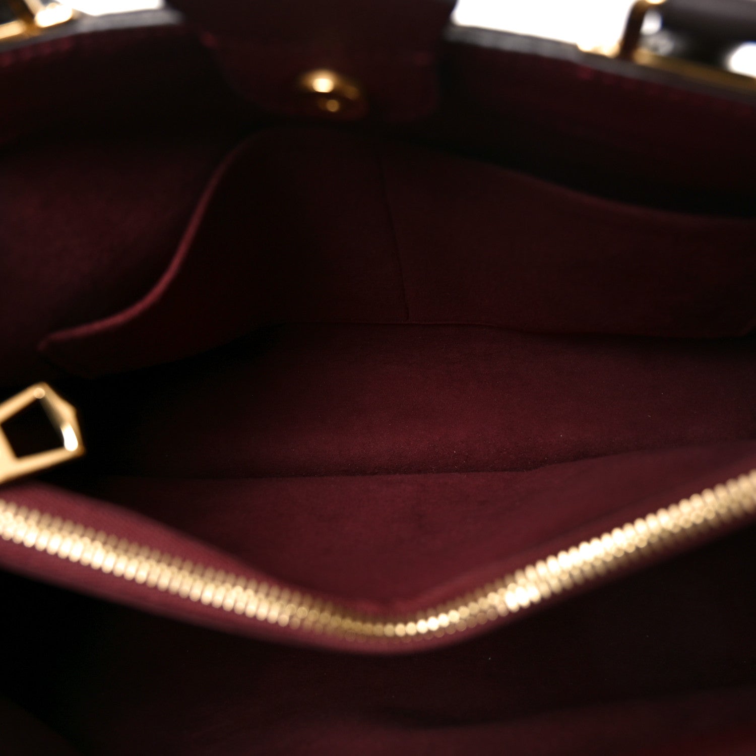 Louis Vuitton Damier Ebene Cuir Taurillon Brittany Bordeaux