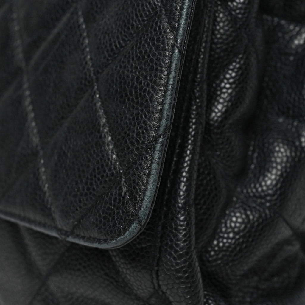 Chanel Caviar Quilted Backpack Black