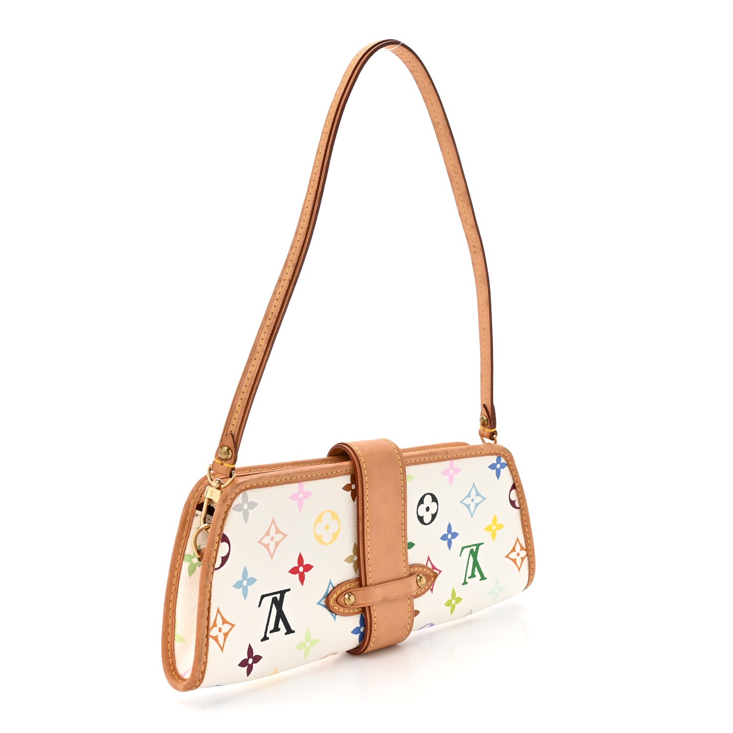Louis Vuitton Monogram Multicolor Shirley White
