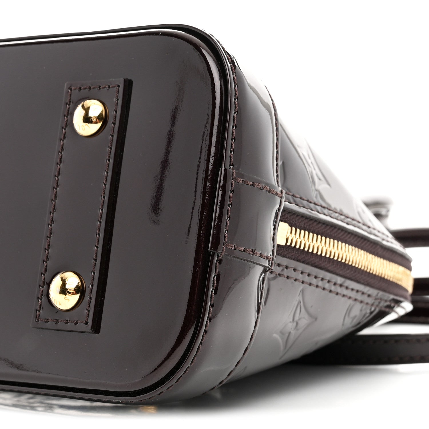 Louis Vuitton Vernis Alma BB Amarante