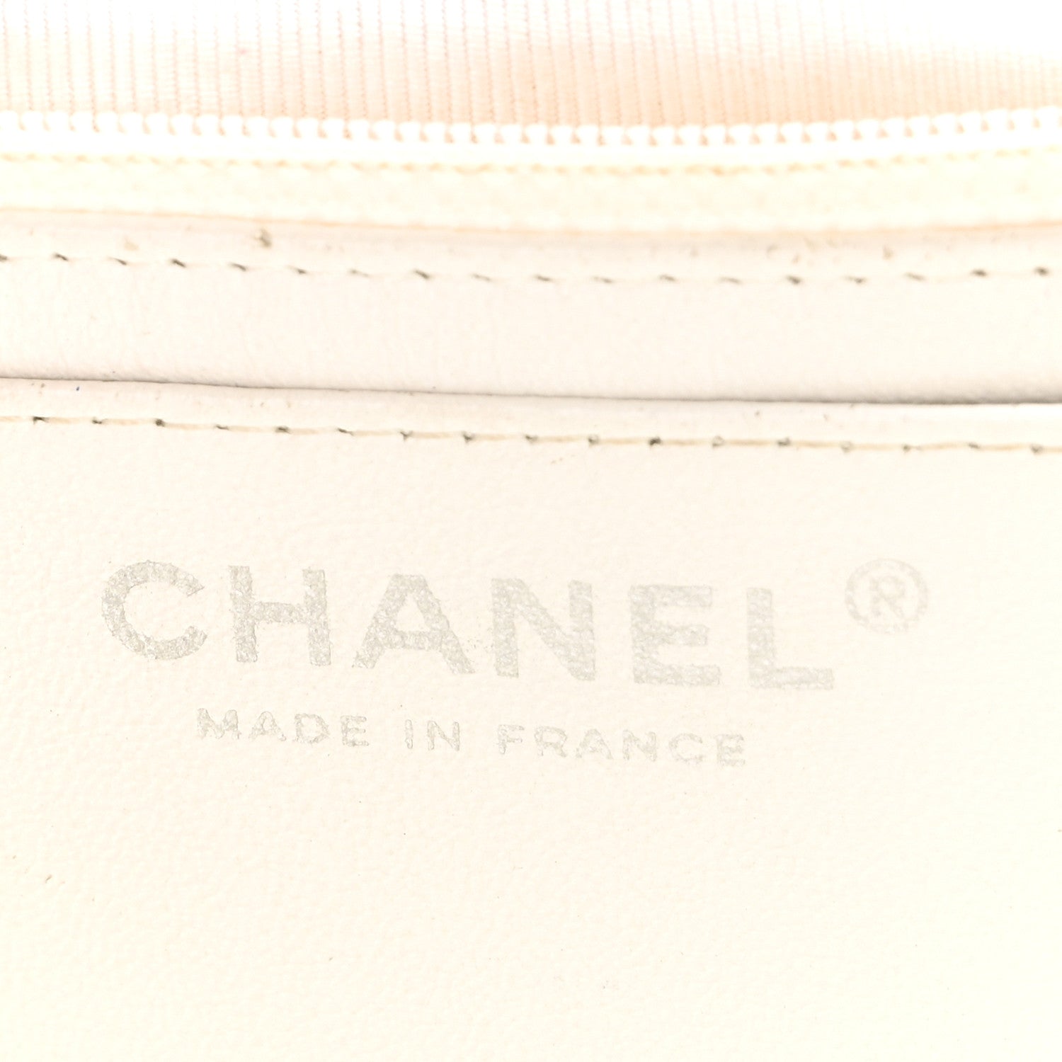 Chanel Distressed Patent Jumbo Single Flap White