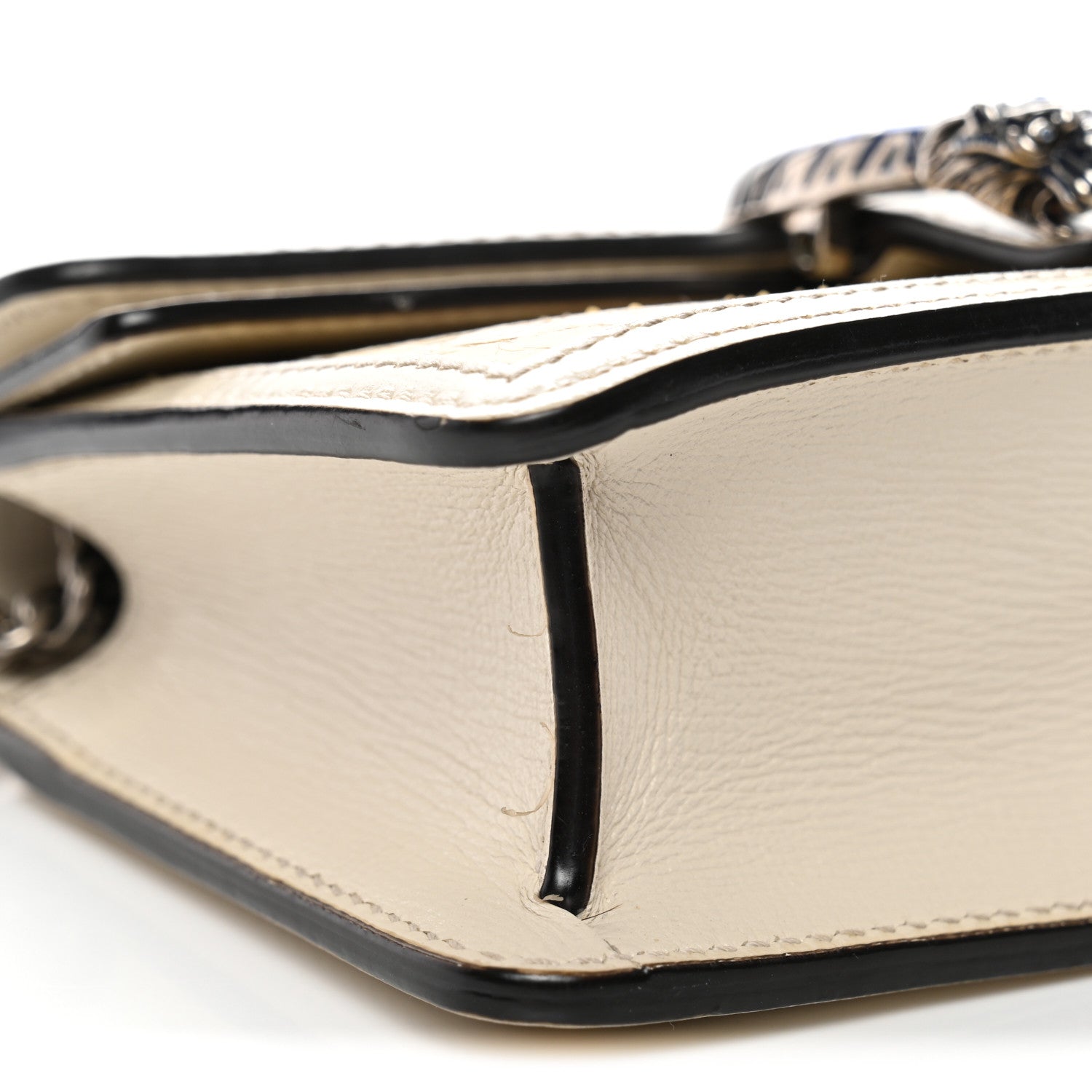 Gucci Snakeskin Azalea Calfskin Enamel Super Mini Dionysus Shoulder Bag New Rock White Electric Blue