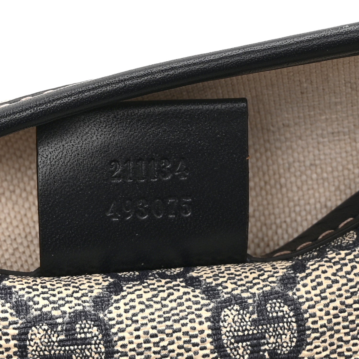 Gucci GG Plus Monogram Medium Signature Web Loop Tote Navy