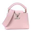 Louis Vuitton Taurillon Marble Capucines Mini Pink