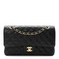Chanel Caviar Quilted Medium Double Flap Black