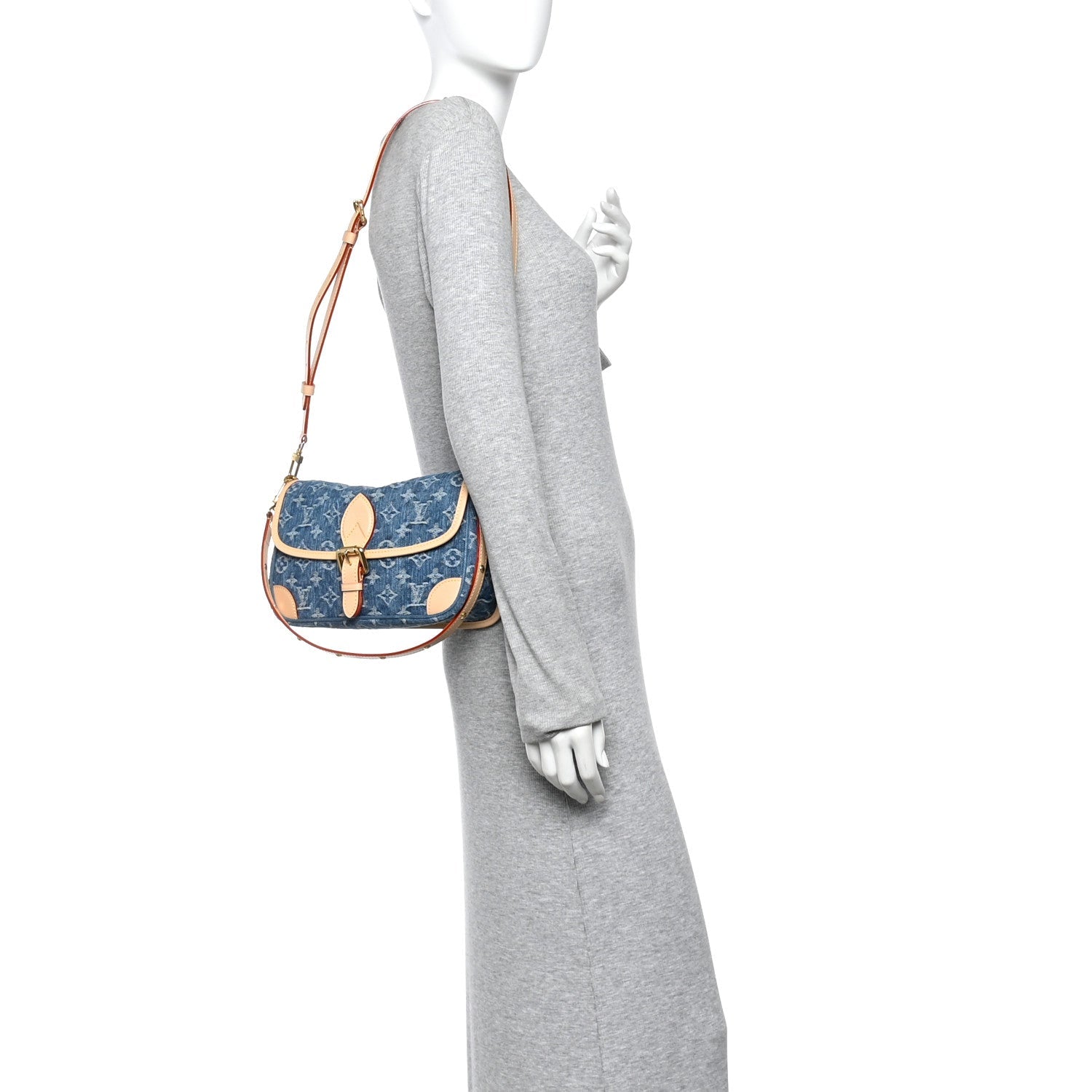 Louis Vuitton Monogram Denim Diane Blue