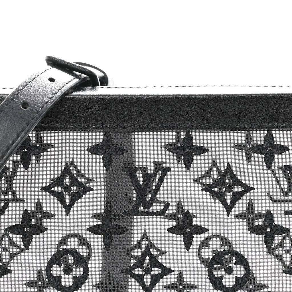 Louis Vuitton Monogram See Through Soft Trunk Black